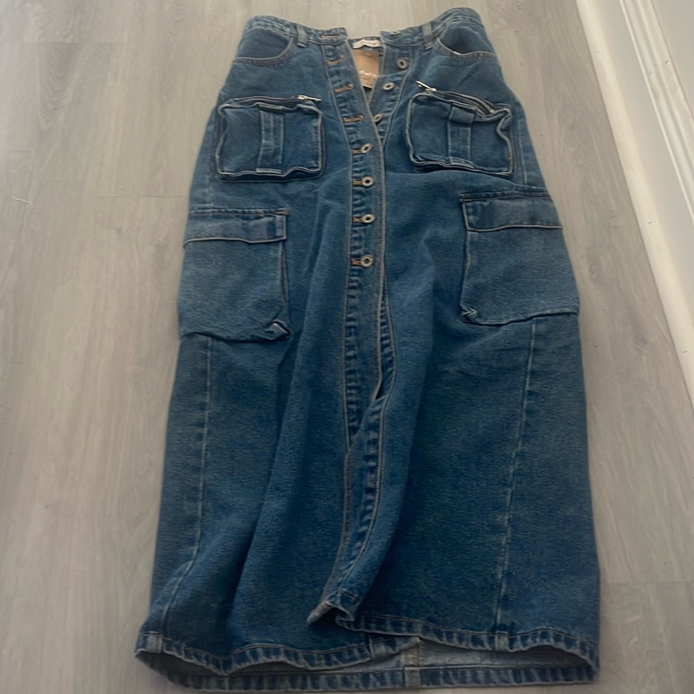 trendy european maxi skirt